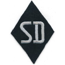 German WW2 SS Sicherheitsdienst Sleeve diamond badge