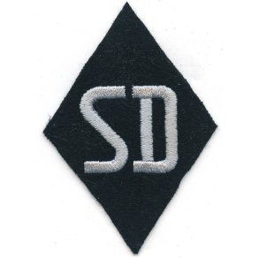 German WW2 SS Sicherheitsdienst Sleeve diamond badge