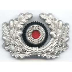 German WW2 Army EM/NCO's visor cap wreath &amp; cockade 'Early war'