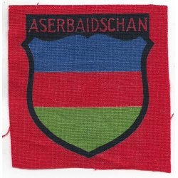 German-Russian WW2 Army Aserbaidschan volunteer's sleeve shield