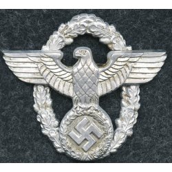 German WW2 Police two-Piece Officer's Cap Eagle