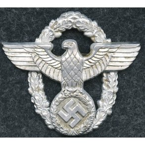 German WW2 Police two-Piece Officer's Cap Eagle