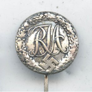German WW2 RJA Reich's Youth Sport Badge in silver
