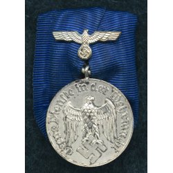 German WW2 Wehrmacht Long Service Award - 4 years - Parade mounted