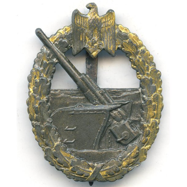 German WW2 Kriegsmarine Coastal artillery badge 'Juncker'