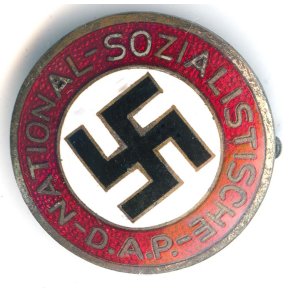 German WW2 NSDAP member's badge 'RZM 6'