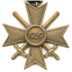 German WW2 War merit cross 2 cl 1939 with swords '83'