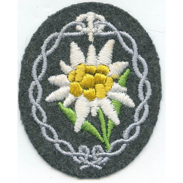 German WW2 Gebirgsj�ger Edelweiss armpatch