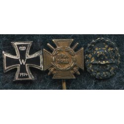 German WW1 miniature medal bar