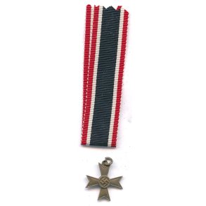 German WW2 War merit cross w/o swords miniature