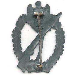 German WW2 Infantry assault badge in Silver 'FZZS'