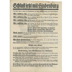 NSDAP 1932 president Election flyer