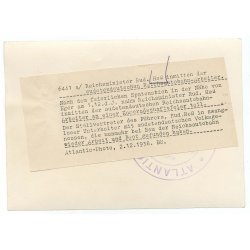 German WW2 Rudolf Hess press photo