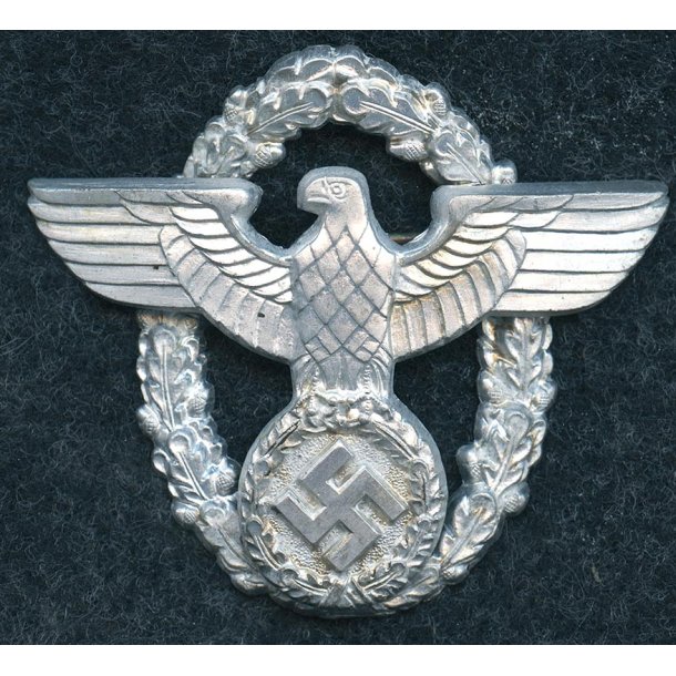 German WW2 Police two-Piece Officer's Cap Eagle