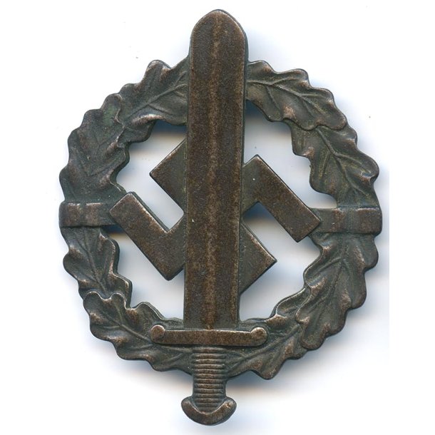 SA Sports badge in bronze 'Fechler'