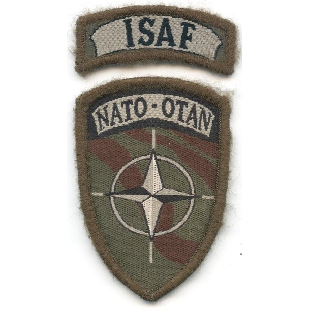 NATO OTAN -ISAF sleeve patches