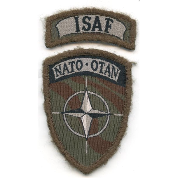 NATO OTAN -ISAF sleeve patches