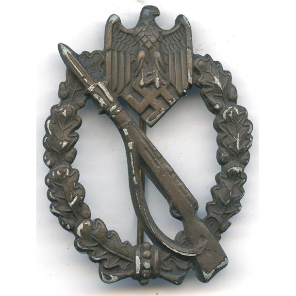 Infantry assault badge in bronze 'Ernst Mller'