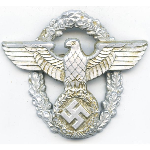 German WW2 Police two-Piece Officer's Cap Eagle
