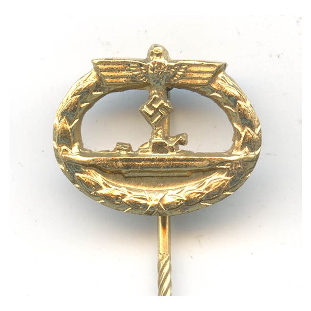  Kriegsmarine U-boat War miniature badge  