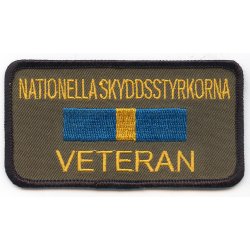 Swedish Nationella Skyddsstyrkorna - Veteran - cloth patch