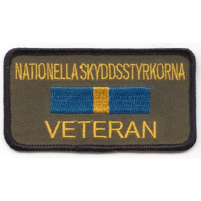 Swedish Nationella Skyddsstyrkorna - Veteran - cloth patch