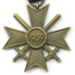 German WW War merit cross 2 cl 1939 with swords