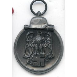 German WW2 Eastern front medal with bag of issue '23'
