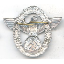 German WW2 Police two-Piece Officer's Cap Eagle