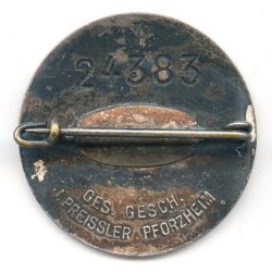 German WW2 Flugmeldedienst helferinnen badge 'J. Preissler'