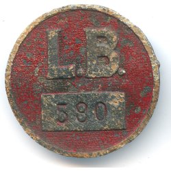 German WW2 REIMAHG Flugzeugbau Factory Forced workers ID badge