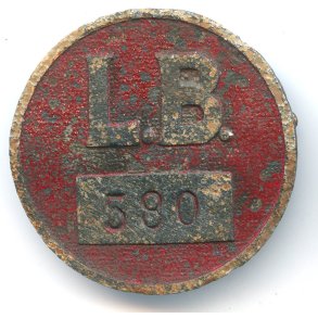 German WW2 REIMAHG Flugzeugbau Factory Forced workers ID badge