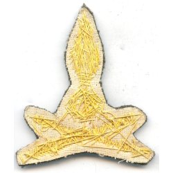 Italian WW2 Artillery Officer's cap badge of the Royal Italian Army