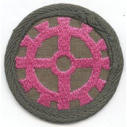 German WW2 Panzer Mechanic's Afrikakorps/Tropical sleeve badge