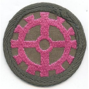 German WW2 Panzer Mechanic's Afrikakorps/Tropical sleeve badge