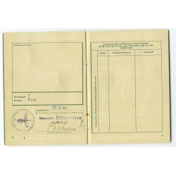 German WW2 Arbeitsbuch fur Ausl�nder - Deutches Reich