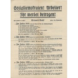 NSDAP 1932 president Election flyer