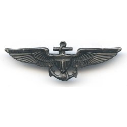 US WW2 Navy Aviator aircrew wing badge