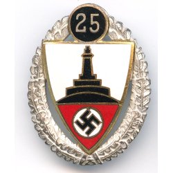 German WW2 DRKB 25 year member's badge