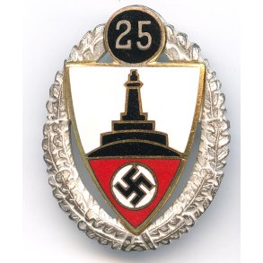 German WW2 DRKB 25 year member's badge