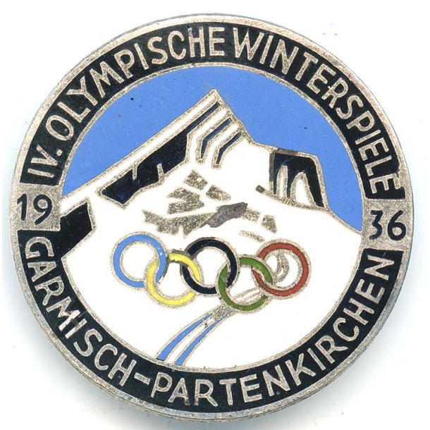 Garmisch-Patenkirchen 1936 Olympic games visitor's badge
