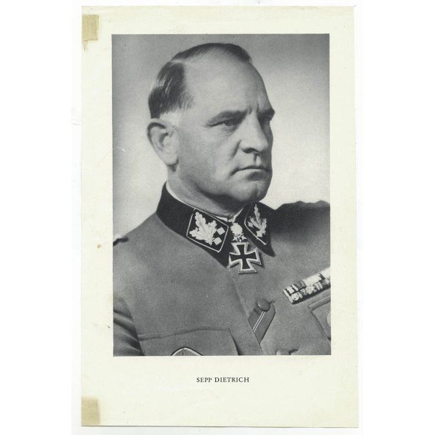  German WW2 Sepp Dietrich propaganda picture