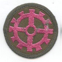 German WW2 Panzer Mechanic's Afrikakorps/Tropical sleeve badge