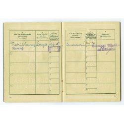 German WW2 Arbeitsbuch fur Ausl�nder - Deutches Reich