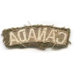 Canadian WW2 Nationality Cloth Shoulder Title