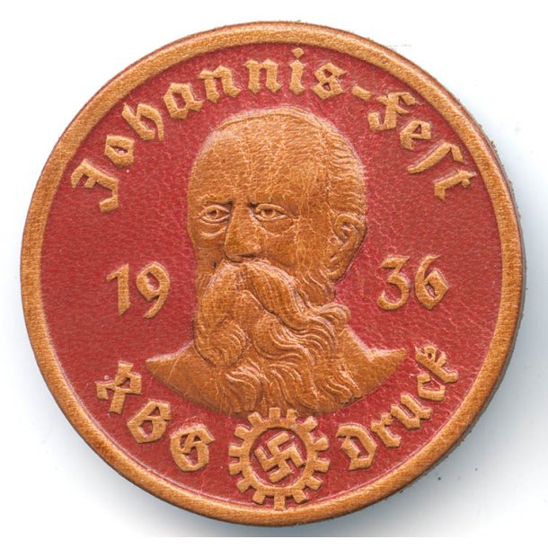 German WW2 Johannis-Fest RGB Druck 1936 Tinnie