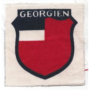 German-Russian WW2 Army Georgien volunteer's sleeve shield