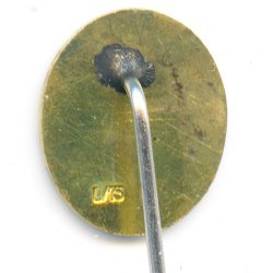 German WW2 Wound badge in gold 1939 'L/15' miniature