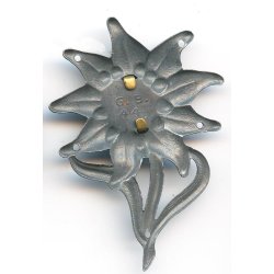 German WW2 Gebirgsj�ger Edelweiss cap badge
