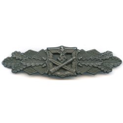 German WW2 Close Combat Clasp in bronze 'FLL'